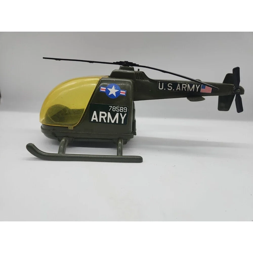 Gay Toys Inc. U.S. Army Military Helicopter Item 785 Green/Yellow Plastic USA